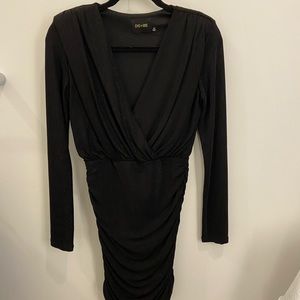 Nordstrom Black L/S Cocktail Dress M